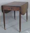 Philadelphia late Federal mahogany pembroke table ca 1815