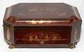 CHINESE EXPORT LACQUERED SEWING BOX 19TH C