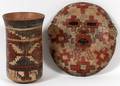 SOUTH AMERICAN TERRA COTTA MASK AND VASE 2