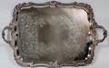 ENGLISH SHEFFIELD PLATE TRAY L 29 X 18