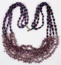 AMETHYST AND TURQUOISE MULTISTRAND NECKLACE