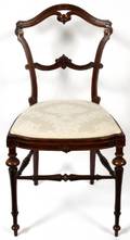 VICTORIAN WALNUT SIDE CHAIR
