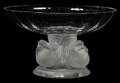 LALIQUE NOGENT CRYSTAL BOWL H 35 DIA 55