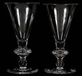 STEUBEN GLASS WATER GOBLETS 75H 7737 12 CT
