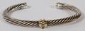 DAVID YURMAN STERLING  DIAMOND CUFF BRACELET