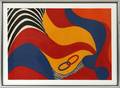 ALEXANDER CALDER LITHOGRAPH FLYING COLORS