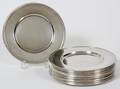 AMSTON STERLING BREAD PLATES SET OF TWELVE