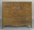 Federal walnut or butternut chest of drawers early 19th c