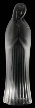 LALIQUE CRYSTAL MADONNA H 8 12