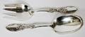 FRANK WHITING CO TYROLEAN STERLING SALAD SET
