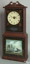 New Bedford Massachusetts Federal mahogany shelf clock ca 1815