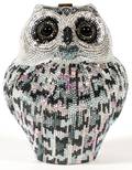 JUDITH LEIBER SNOWY OWL MINAUDIERE W 4