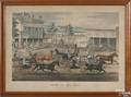 Two Currier  Ives colored lithographs