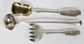 RUSSIAN SILVER SERVING PIECES  SAUCE LADLE