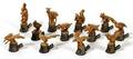 HUNT MOTIF FIGURAL PLACE CARD HOLDERS 12 PCS
