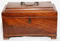 ENGLISH WALNUT TEA CADDY C 1830 H 6