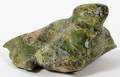 INUIT CARVED GREEN STONE SCULPTURE 20TH C