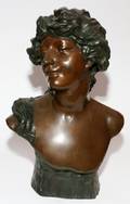 VAN LOON BRONZE BUST LATER 20TH C H 23