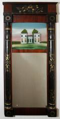 AMERICAN FEDERAL EGLOMISE MIRROR 33 X 15