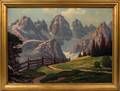 PAUL GRABWINKLER OILCANVAS AUSTRIAN LANDSCAPE