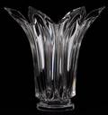 COFRAC FRENCH CRYSTAL VASE H 13 W 12