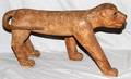GHANA WEST AFRICA CARVED WOOD LION
