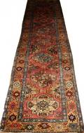 ORIENTAL HAMADAN RUNNER 12 5 X 3 7