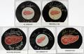 DETROIT RED WINGS AUTOGRAPHED HOCKEY PUCKS