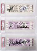 1968 AUTOGRAPHED WORLD SERIES FULL GAME TICKETS