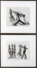 JOEL SHAPIRO ETCHINGS  DRYPOINT TWO
