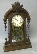 Victorian mahogany mantle clock