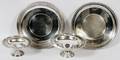 AMERICAN STERLING CAKE PLATES  COMPOTES 4 PCS