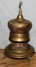 TURKISH BRASS BRAZIER H 42 DIA 24