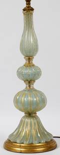 VENETIAN GLASS TABLE LAMP MID 20TH C