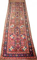 CAUCASIAN HAND WOVEN WOOL PERSIAN RUNNER