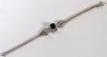 3KT SAPPHIRE DIAMONDS WHITE GOLD BRACELET