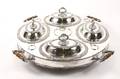 Silverplated Lazy Susan Server by Friedman Silver