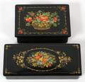 RUSSIAN LACQUER BOXES SOVIET ERA TWO