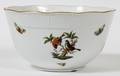 HEREND ROTHSCHILD BIRD PORCELAIN VEGETABLE BOWL