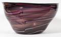 HAWTHORNE  NOWAK STUDIO GLASS BOWL 1986 H 9