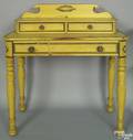 New England Sheraton painted pine dressing table ca 1820