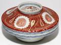 JAPANESE IMARI PORCELAIN COVERED BOWL C 1840