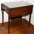 MAHOGANY PEMBROKE TABLE 28 12H 30L 18D