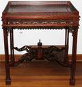 CHIPPENDALE STYLE MAHOGANY TABLE H 26