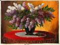 VEER OILC LILACS IN VASE STILL LIFE 24 X 32