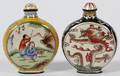CHINESE HAND PAINTED ENAMEL SNUFF BOTTLES 2