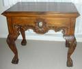 ITALIAN HANDCARVED WALNUT BAROQUE STYLE TABLE