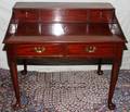 ENGLISH MAHOGANY DESK 19TH C H 35 W 41