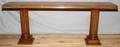 CLASSICAL STYLE WALNUT MAHOGANY CONSOLE TABLE