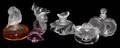 LALIQUE CRYSTAL PERFUME BOTTLES  A PINK FISH